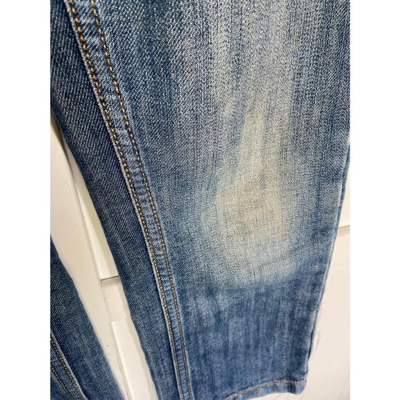 Tommy Hilfiger Boys Jeans Size 4 Blue Denim Distressed Cotton Blend Snap Pockets - Picture 8 of 8